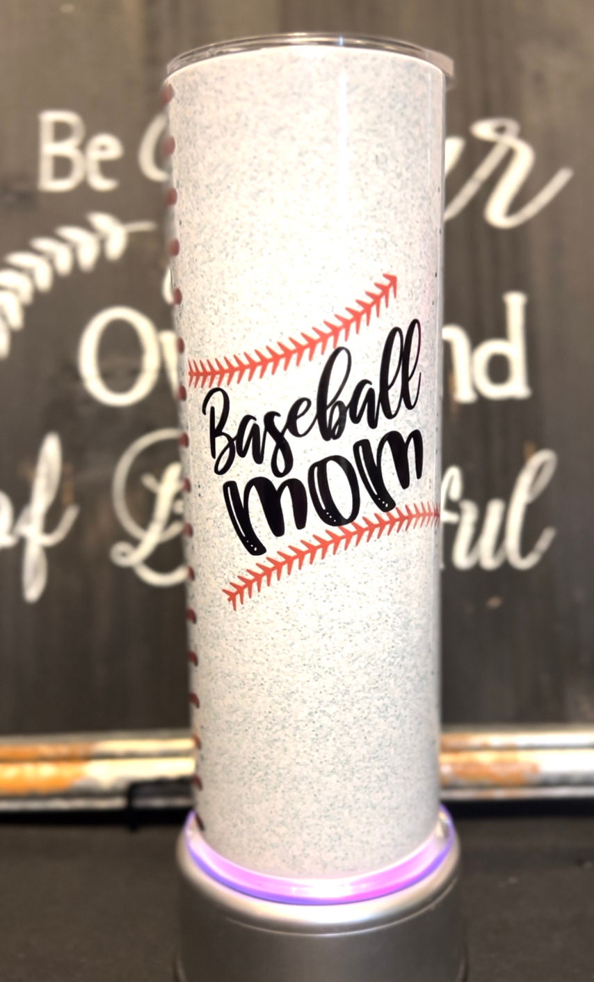 Softball Mom/ Baseball Mom 20oz Skinny Straight Tumbler